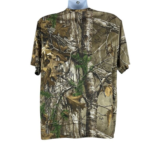 Realtree Edge Camo T-Shirt Short Sleeve Size Large Outdoor Hunting Graphics - Picture 3 of 4